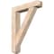Ekena Millwork Traditional Craftsman Smooth Bracket w/ Offset Brace, Douglas Fir, 7 1/2"W x 36"D x 48"H BKT0806X36X48TRA04SDF - alternate 1